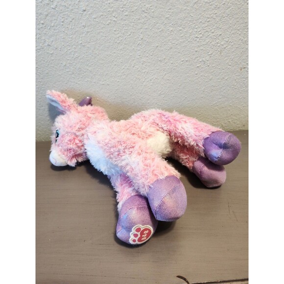 Build A Bear 2016 Pink Glitter Metallic Twinkle Plush  14" Reindeer Deer Holiday - Picture 5 of 13